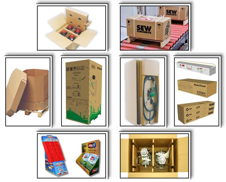 Corrugated boxes and packaging solutions